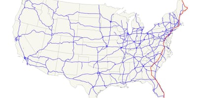 地图上我们中的1号公路