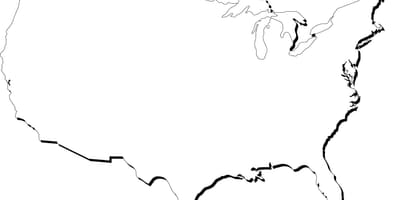 美国概要地图
